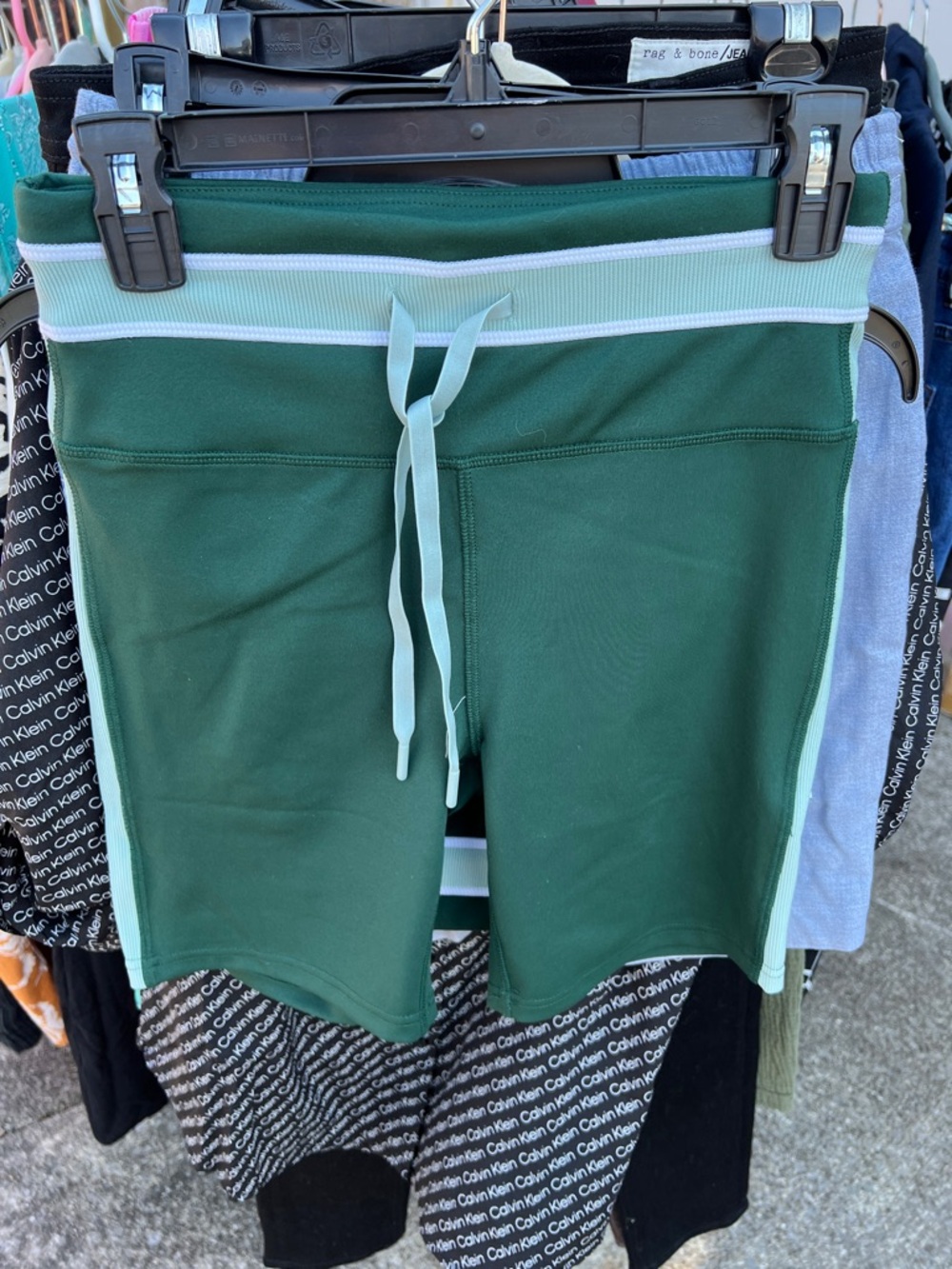 Jessica Simpson Active Forest Green Athletic Shorts